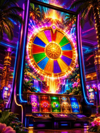 Ilustrasi mesin slot online